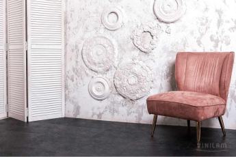 Vinilam Ceramo Stone 2,5 мм 61607 Сланцевый Чёрный фото 6 | FLOORDEALER